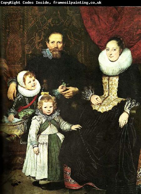 Cornelis de Vos the painter and his family